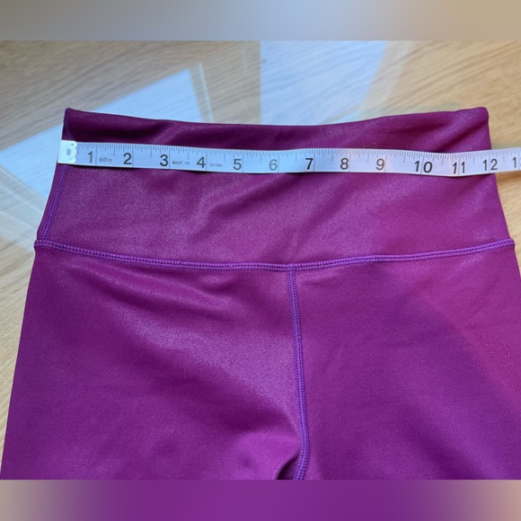 Zyia Lipgloss Metallic Plus High Rise Leggings 20” Inseam Sz 4 - Picture 9 of 11